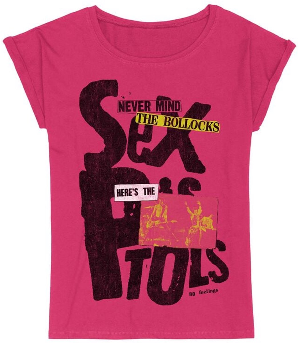 Sex Pistols Never mind the bollocks Dames T-shirt - roze - L