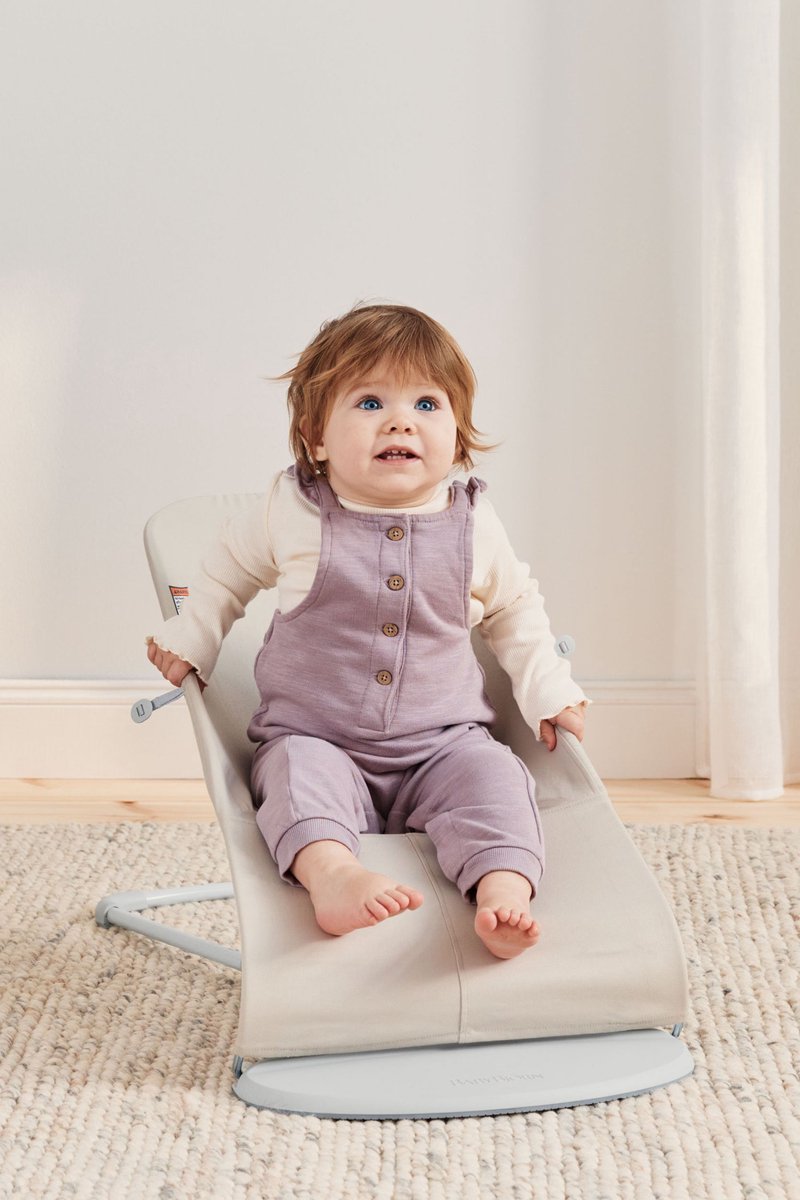 BabyBjorn BabyBjörn Wipstoel Bliss - 3D Jersey - Lichtbeige thumbnail 3