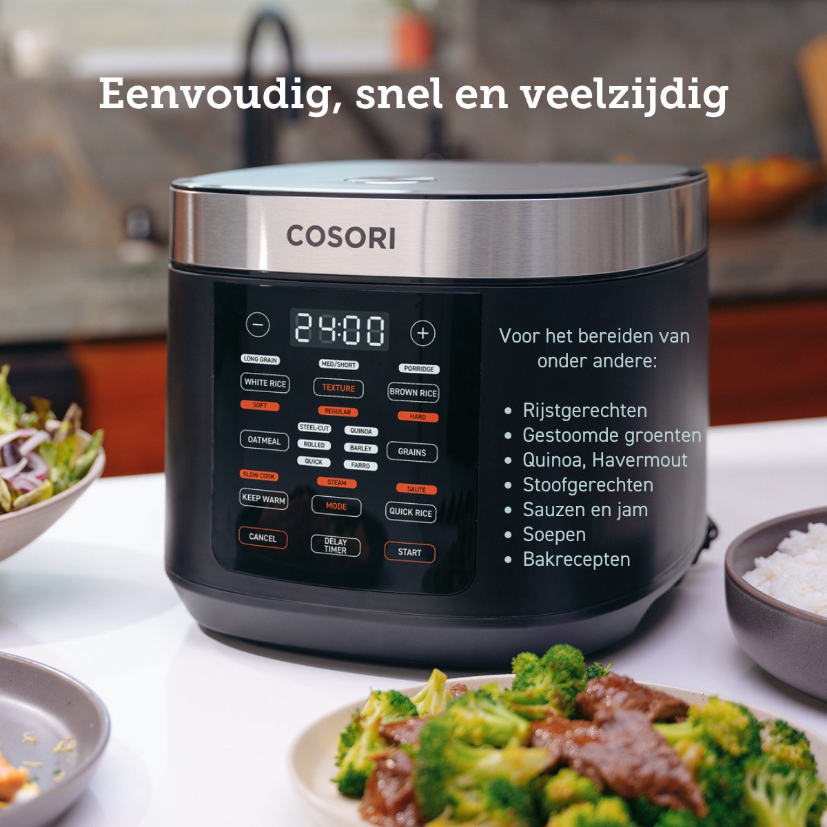 Cosori Multicooker 5L - 17-in-1 thumbnail 5