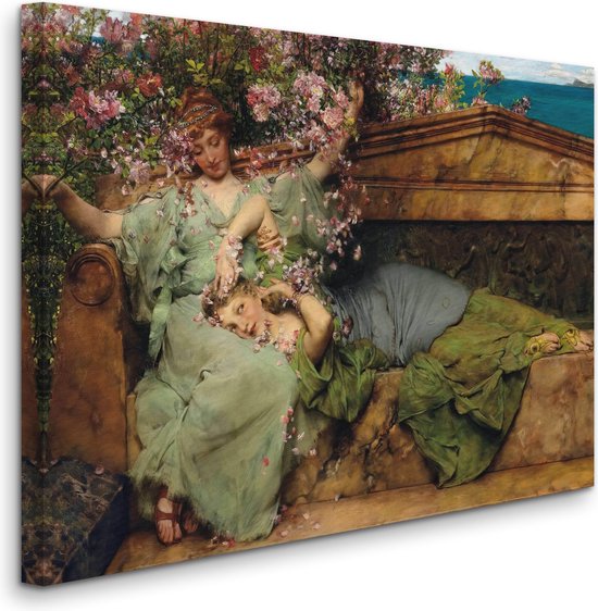 Lawrence Alma-Tadema - In A Rose Garden - In een rozentuin (1890) - 2:3