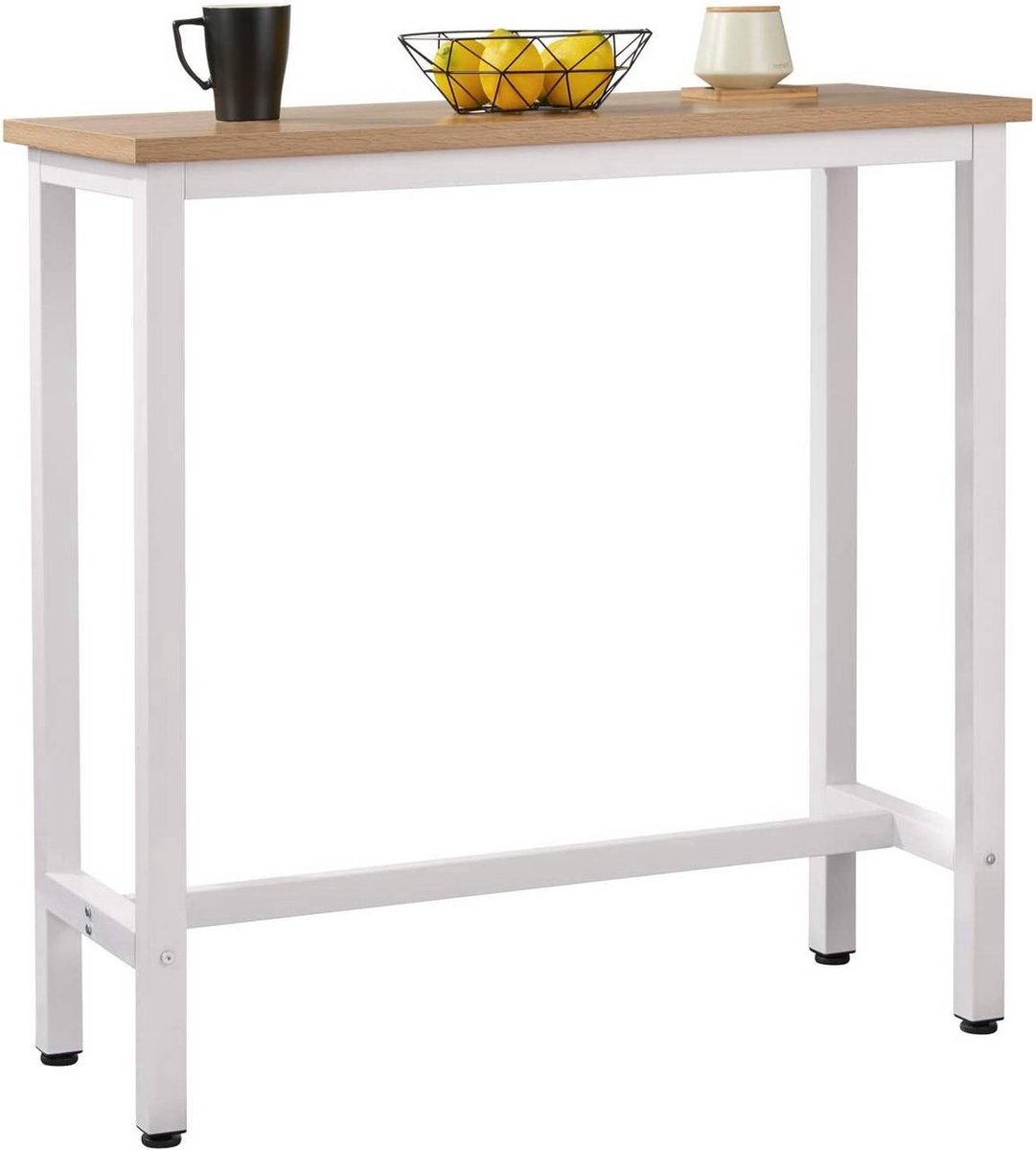 Bolt Edge Bartafel - Bruin - Rechthoekig - Hout & metaal - 100x40x100cm