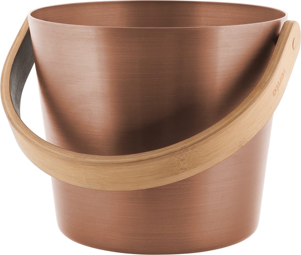 Goedkoopste Design Sauna Emmer met beugel - Koper Bruin (5L