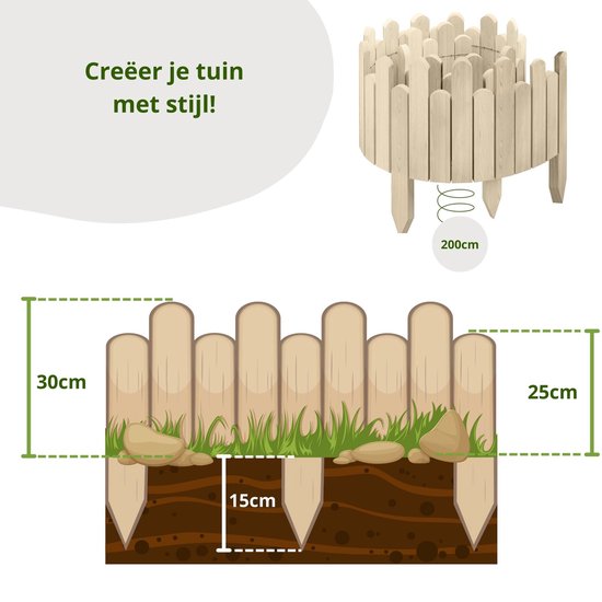 FLORASELF® Borderrand metaal verzinkt H 16 cm x 500 cm kopen FLORASELF® Borderrand metaal verzinkt H 16 cm x 500 cm kopen