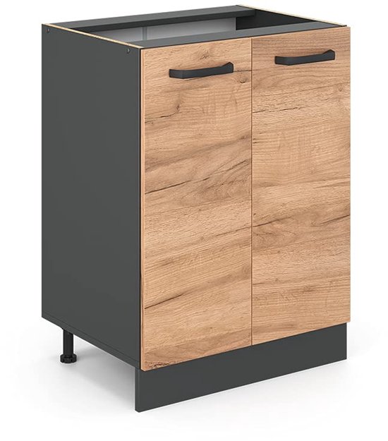 Vicco Keukenmeubel Rline 30cm, Pt Antraciet Eiken Van Vicco Keukenmeubel Rline 30cm, Pt Antraciet Eiken Van