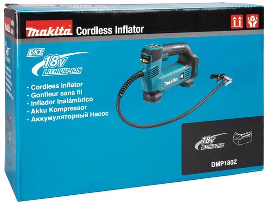 Makita DMP180Z Luchtpomp - 18V - Losse Body (geleverd zonder accu en lader)