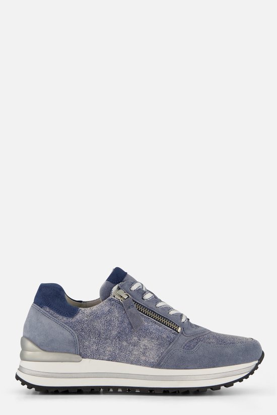 Gabor Sneakers blauw Suede - Dames - Maat 39