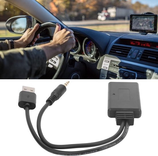Auto Bluetooth-ontvanger 5V/12V - Aux-adapter voor muziekstreaming en handsfree bellen van Basis. — afbeelding 5