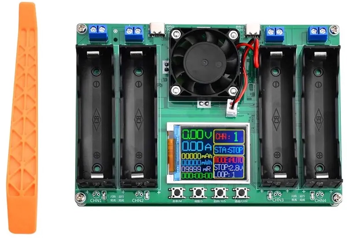 18650 Lithium Batterij Capaciteit Tester - Accutestgereedschap