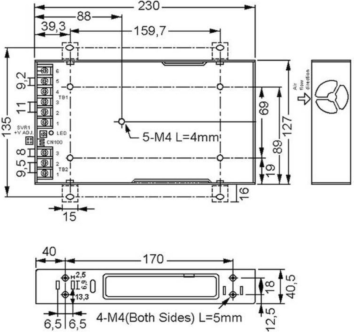 Mean Well RSP-500-24 Schakelnetvoedingsmodule 24 V/DC 21 A 504 W