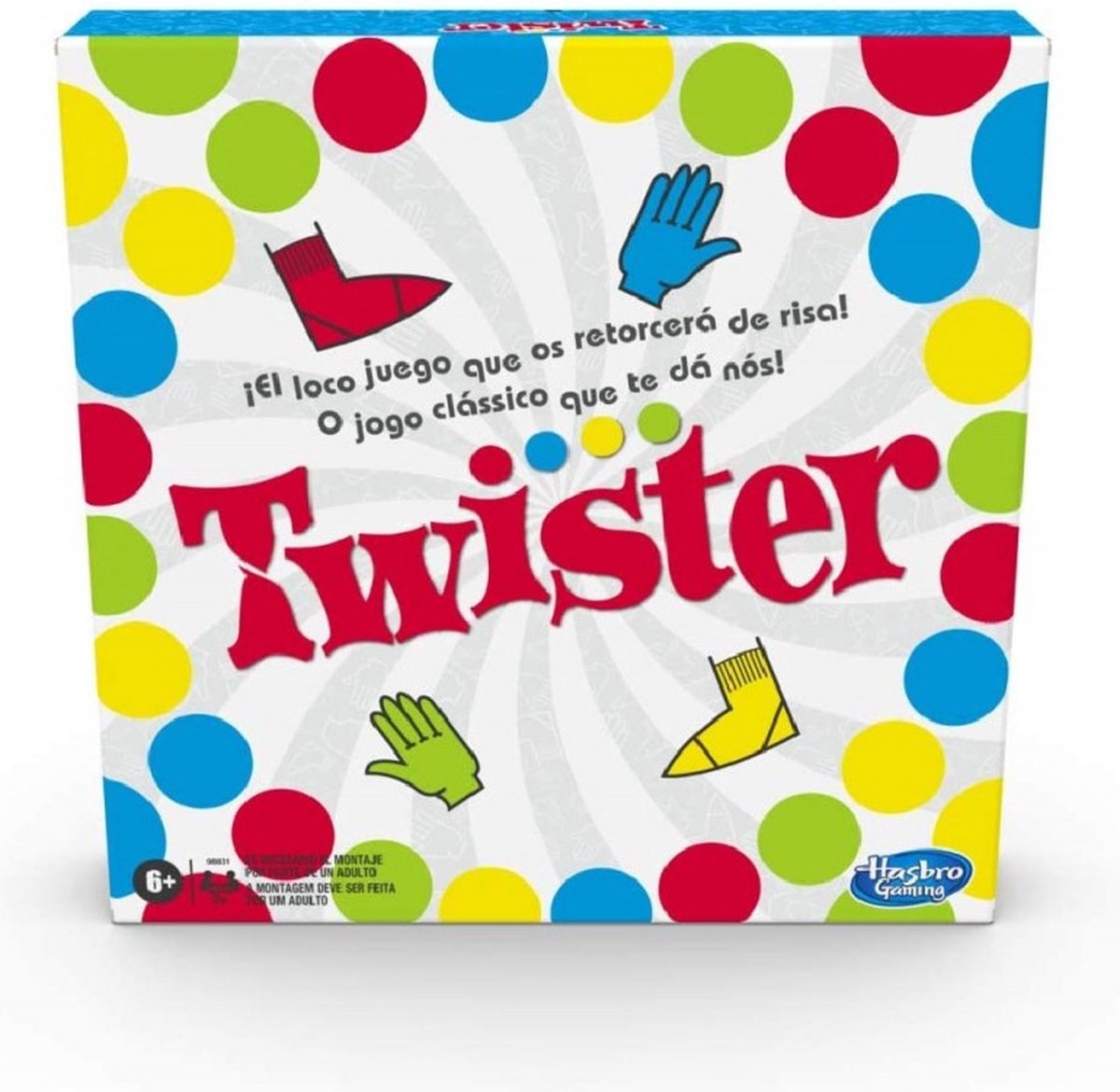 Twister - Partyspel - Gezelschapsspel - Hasbro Gaming Classic — afbeelding 10