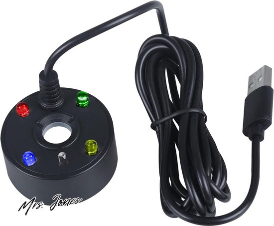 Pasamer Mini Mistmaker Voor Fontein, Vijver Of Aquarium – Zonder Licht, Creëert Sfeervolle Nevel