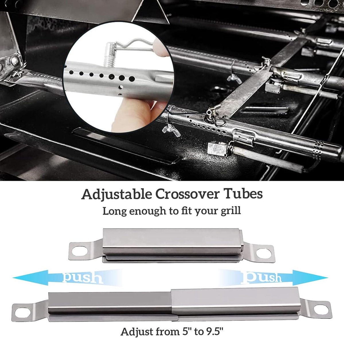 Lade met Reserveonderdelen voor Luchtfriteuse - RVS Grillpan - Anti