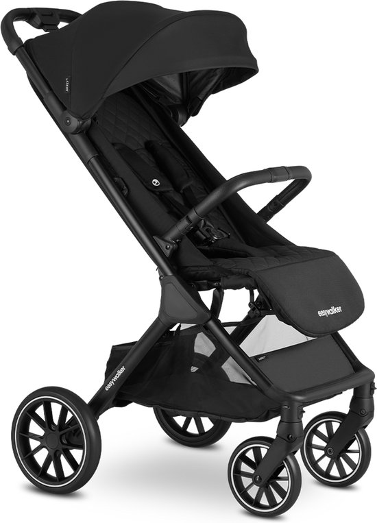 Easywalker Jackey XL Shadow Black. Nu met gratis stuurwiel!