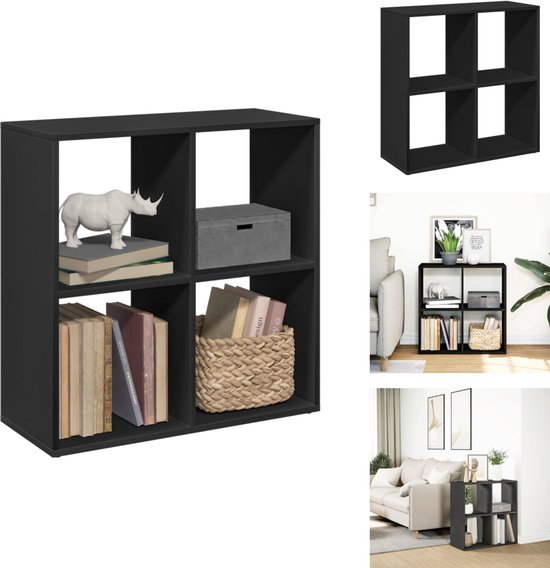 vidaXL Boekenkast Wit 60x20x120 cm Bewerkt Hout