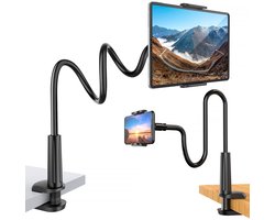 YONO Tablet Houder Bed met Flexibele Arm - geschikt voor iPad - Telefoonhouder - 48cm - Zwart