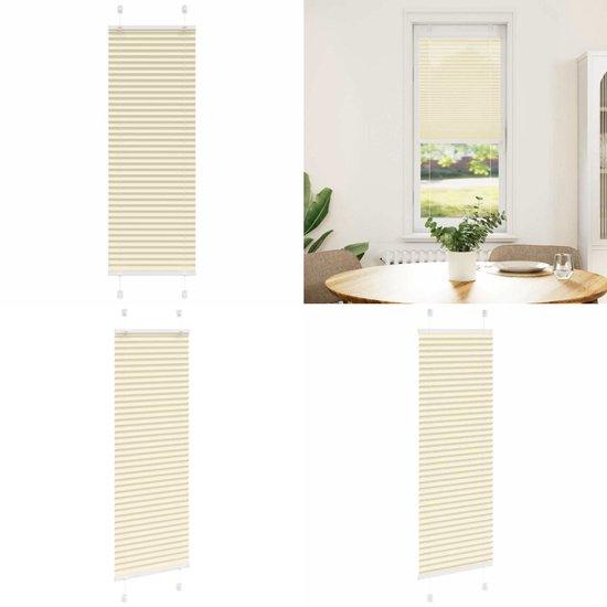 VidaXL Plissé Rolgordijn 70x200 Cm Stofbreedte 69,4 Cm Polyester Blauw Plissegordijn Geplooide Jaloezieen Geplooide Zonwering Plisse Blind