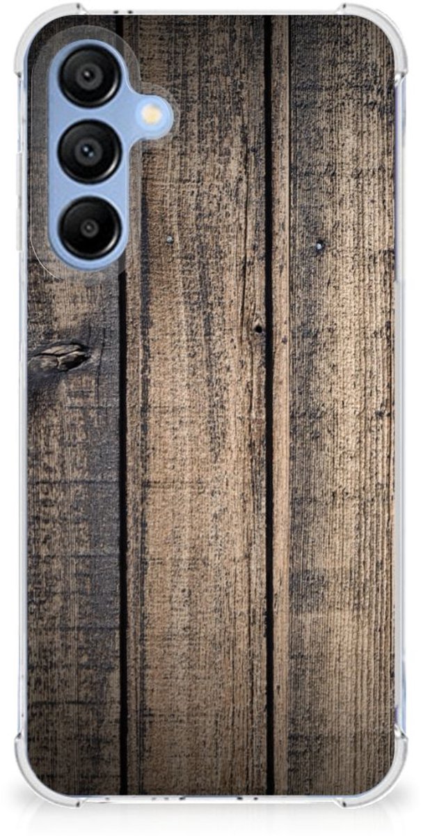 Back Cover voor Samsung Galaxy A16 Stevig Telefoonhoesje Steigerhout