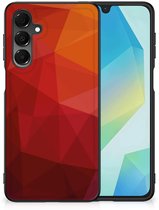 Coque arrière adaptée pour Samsung Galaxy A16 5G/4G Polygon Rouge
