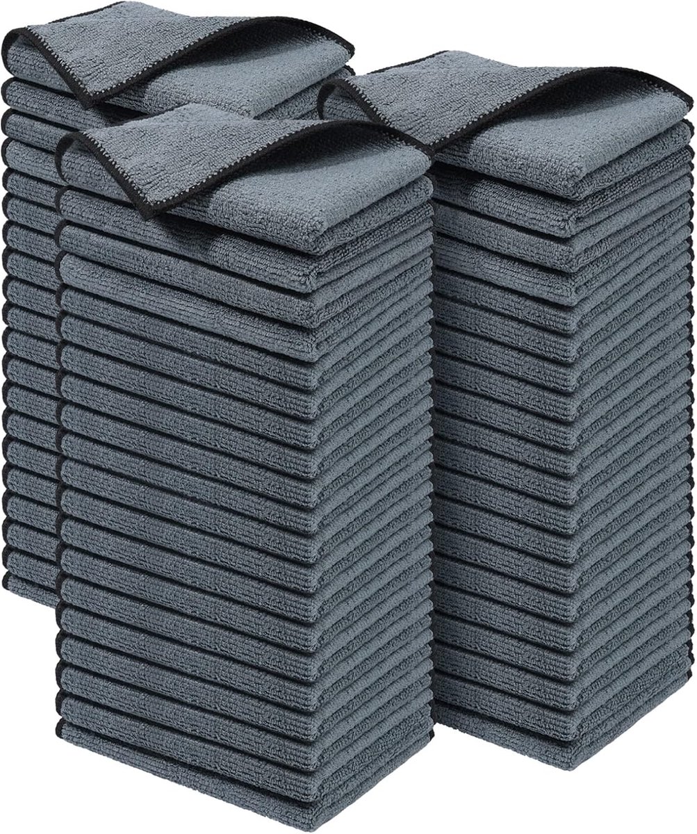 Microvezel Reinigingsdoekjes 60 Stuks - Super Absorberend en Zacht voor Auto, Motor en Huishouden
