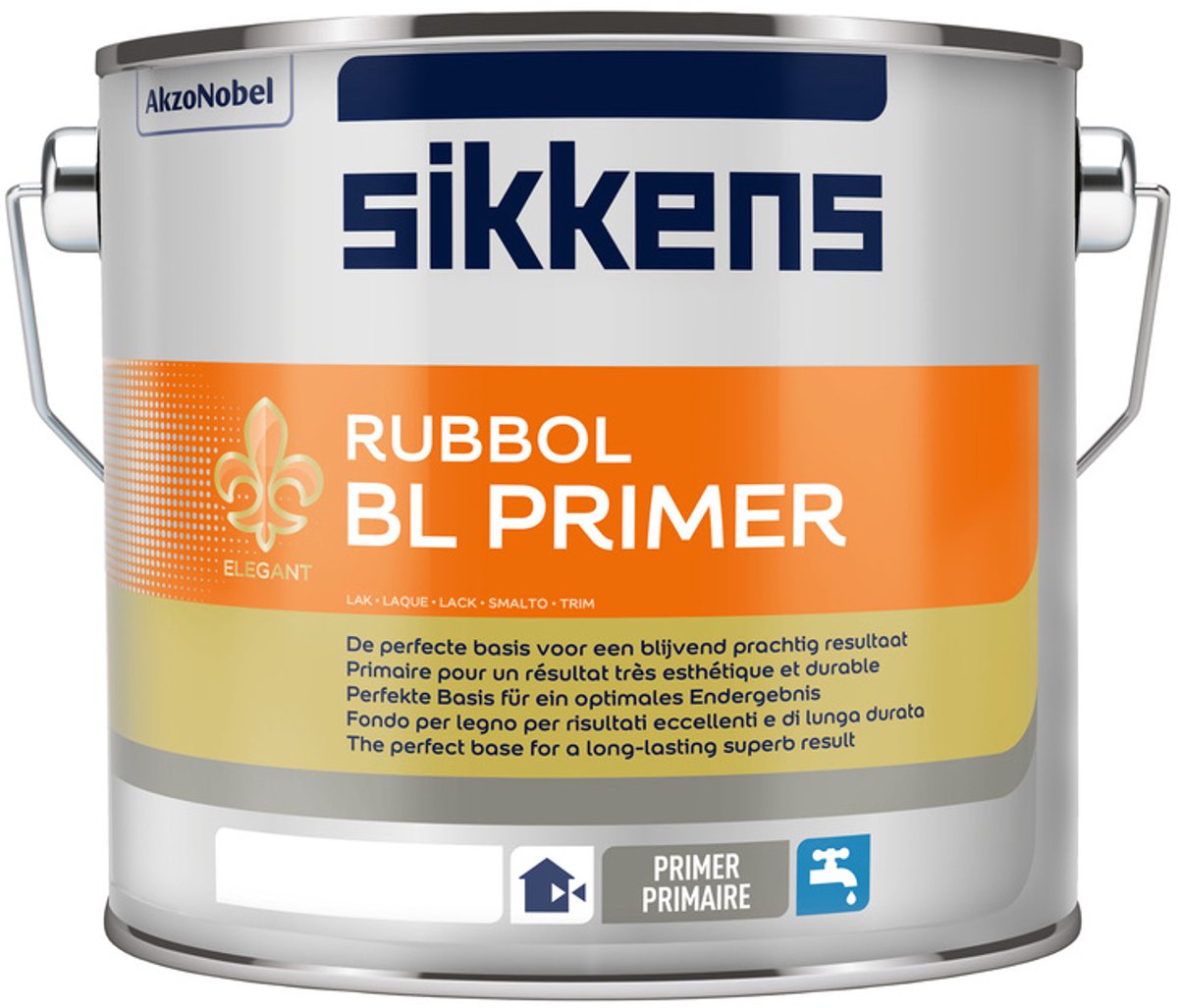 Sikkens Rubbol Bl Primer - 2,5 l - 12 m²/l - Wit – foto 3