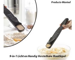2-Stuks Licht en Handig Verstelbare Maatlepel (9-in-1)