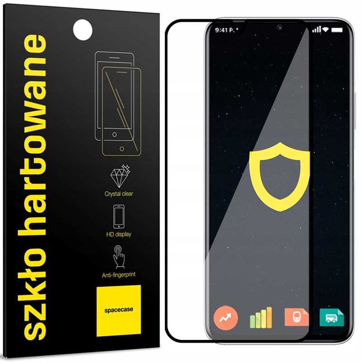Spacecase 5D Gehard Glas Voor Huawei Nova Y70 Schermbescherming