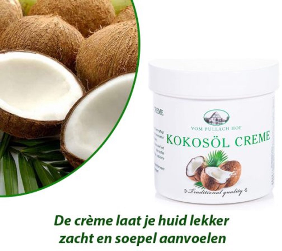 4-Potten Kokosolie Crème 250ml