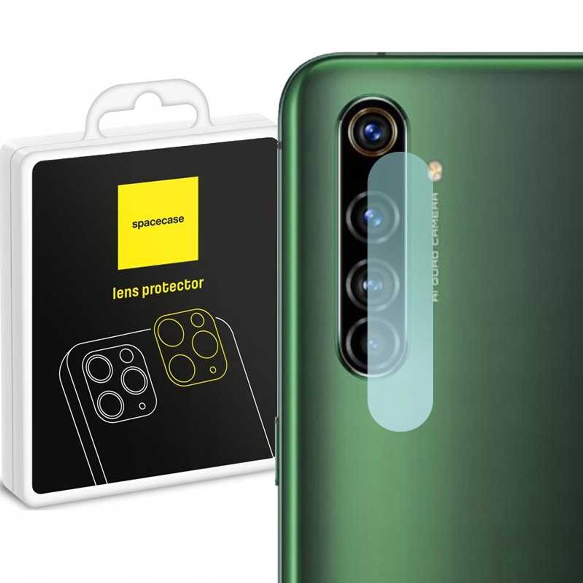 Spacecase Gehard Glas Voor Realme X50 Pro Cameraglas