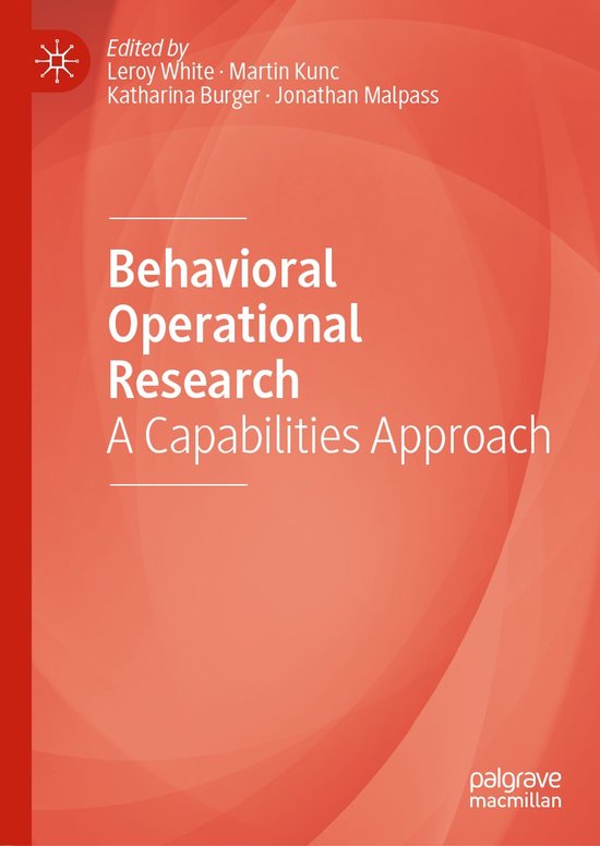 Behavioral Operational Research - cover