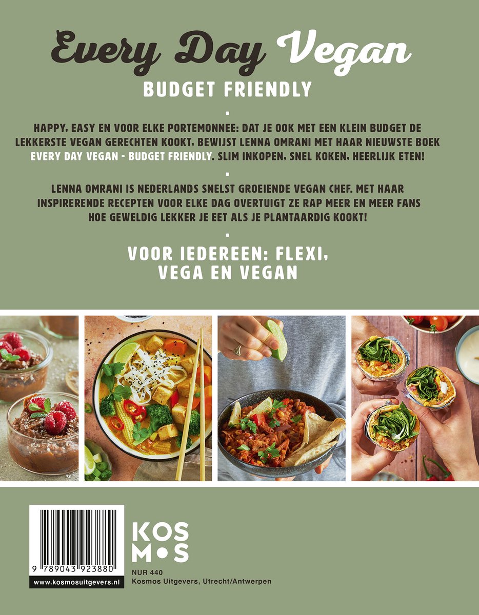Every Day Vegan Budget Friendly - back cover