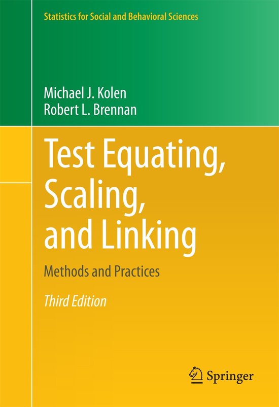 Test Equating, Scaling, and Linking - cover