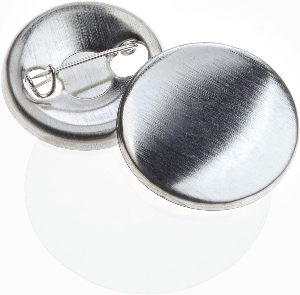 Buttonblanks 25 mm voor Buttonmachine - 100 Stuks Met Veiligheidsspeld