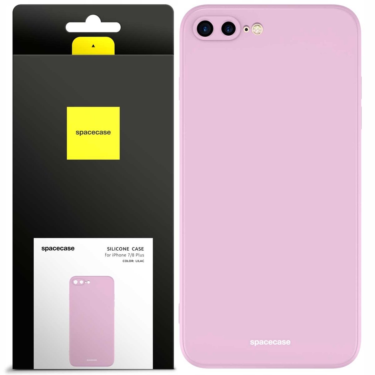 Spacecase Siliconen Hoesje Voor Iphone 7 8 Plus Lilac Cover