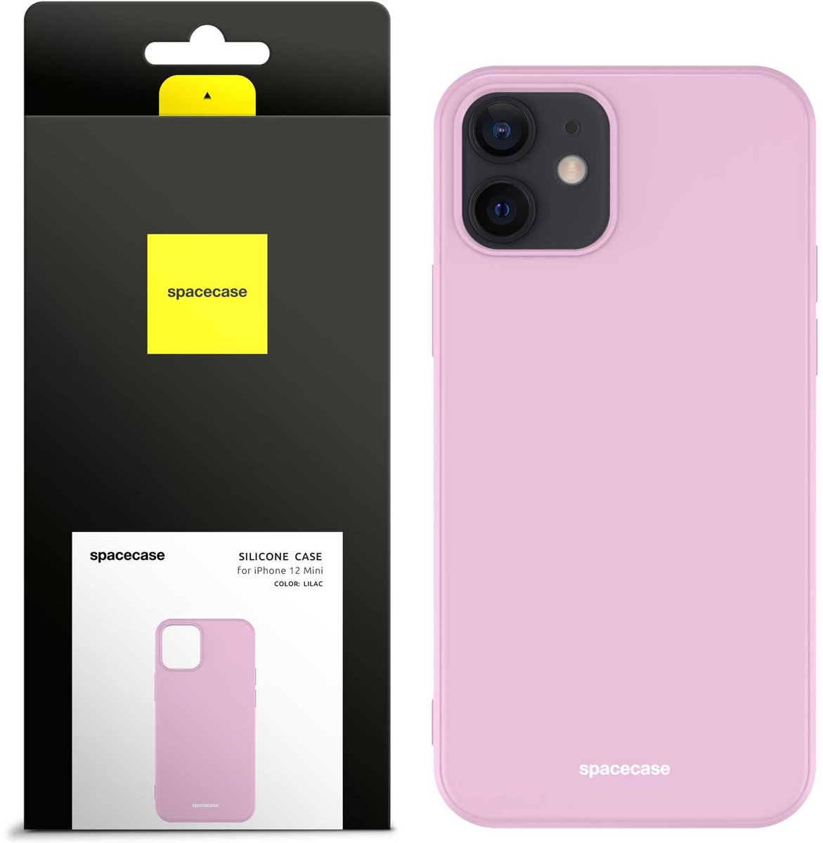 Spacecase Siliconen Hoesje Voor Iphone 12 Mini Lilac