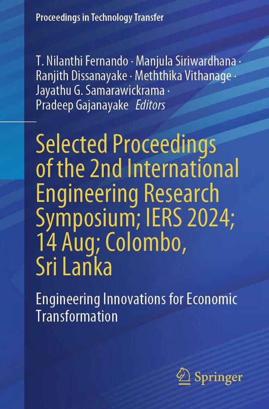 Springer Nature Proceedings excluding Computer Science - Sel ... - cover