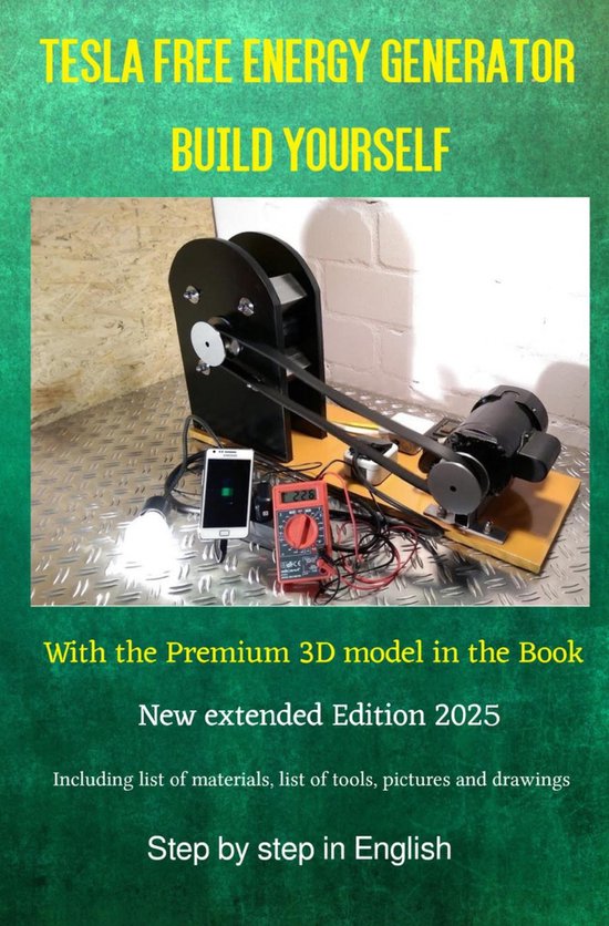 Tesla Free Energy Generator Build Yourself Edition 2025 - cover