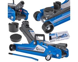 GEKO Hydraulische krik - laag profiel - 2,5 ton - 85 mm minimum hoogte