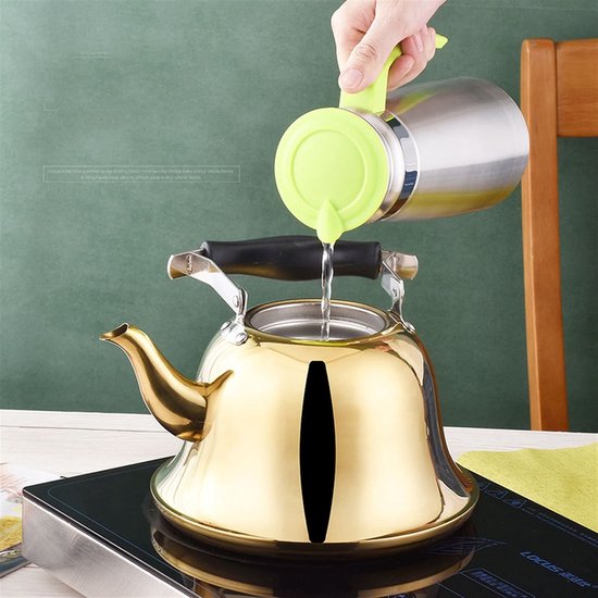 2L Draadloze RVS Waterkoker - Snelle Kooktijd & Automatische
