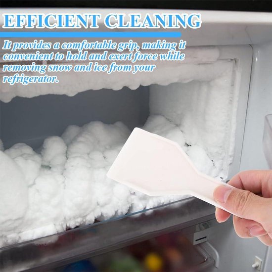 Grattoir à Glace 2 En 1 - Avec Brosse Et Brise-glace - Pour Voiture, Bus, Camping-car - 7