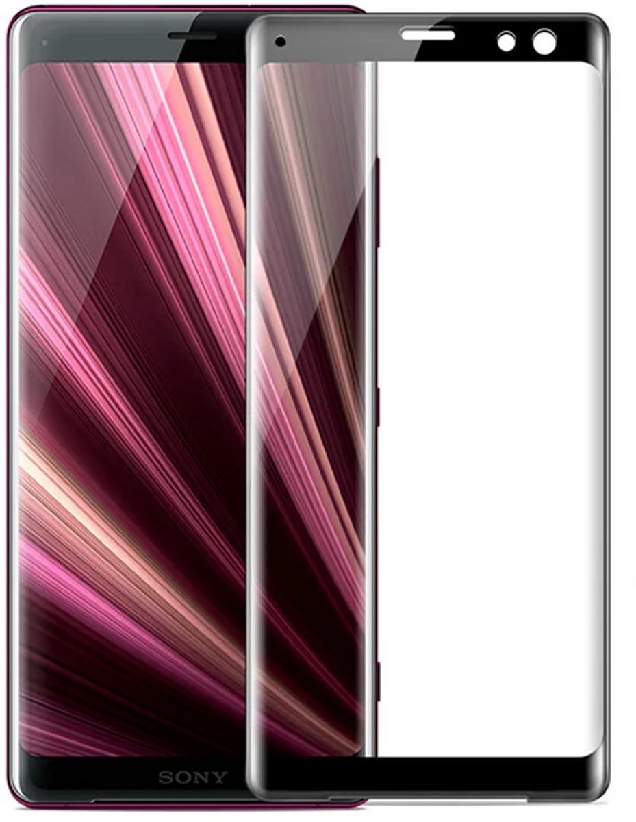 DrPhone Sony XZ4 Glas - Tempered Glass 3D – Volledige Dekking - Schermbeschermer - Gehard Glas