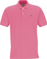 Lacoste Classic Fit polo - donker roze -  Maat: M