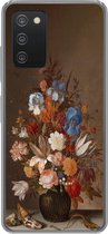Geschikt voor Samsung galaxy a73 hoesje - Stilleven met bloemen - Kunst - Oude meesters - Siliconen Telefoonhoesje