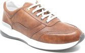 van Lier, 2217611 620, Cognacbruine sneaker