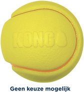Kong squeezz tpr tennisbal geel assorti 8,5x8,5x8,5 cm 2 st