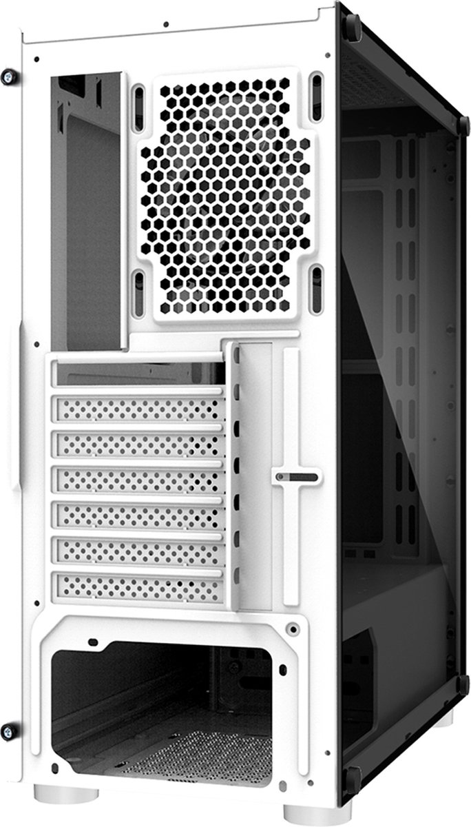 R2 White Midi-Tower Gaming-Behuizing, Behuizing (White) - afbeelding 3