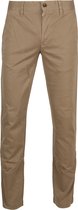 Alberto - Lou Chino Khaki - Maat W 33 - L 32 - Slim-fit