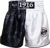 1916 Fight Gear Kickboksbroek Glory Zwart/Wit