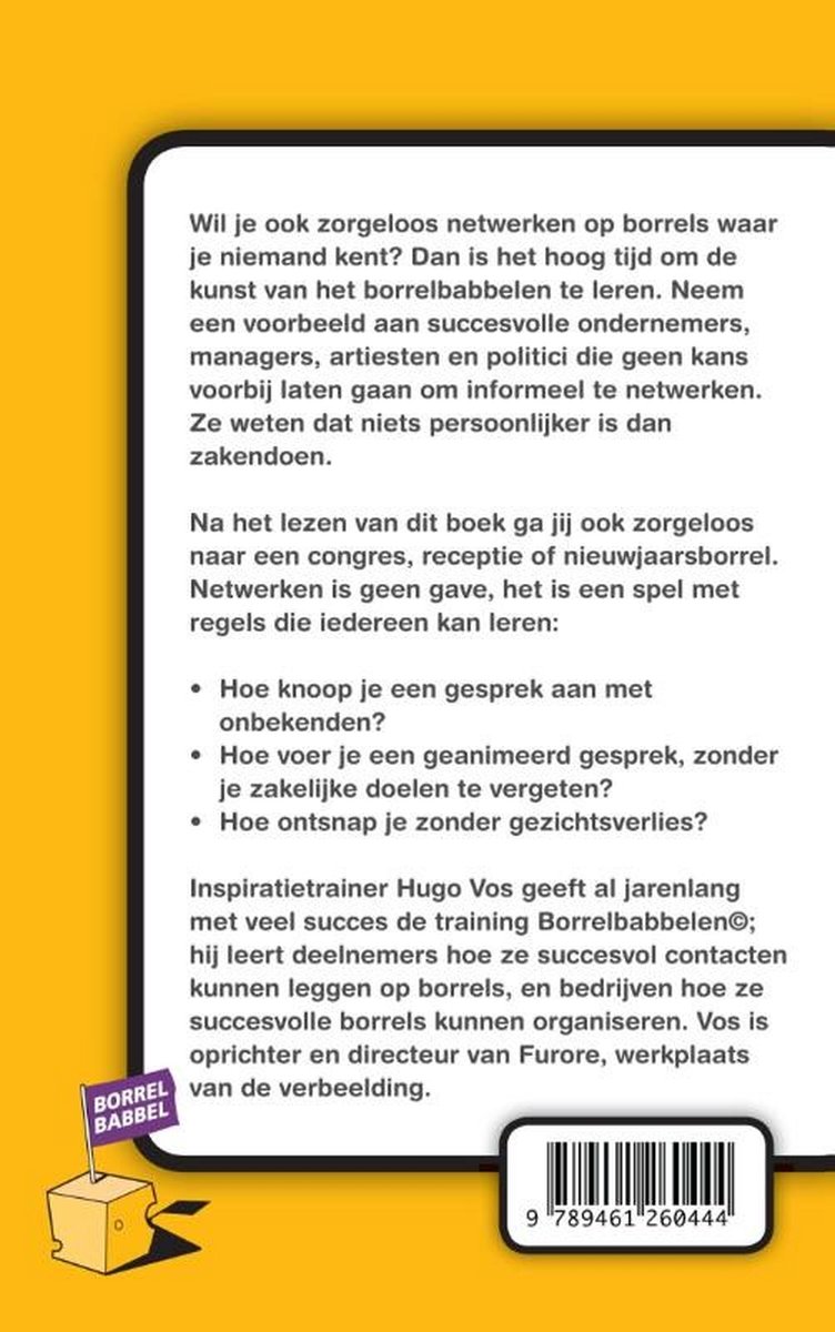 Borrelbabbelen - back cover