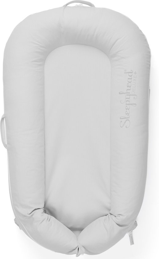 DockAtot Deluxe+ Cloud Grey Grijs babynestje - ademend materiaal - 0 tot 8 maanden