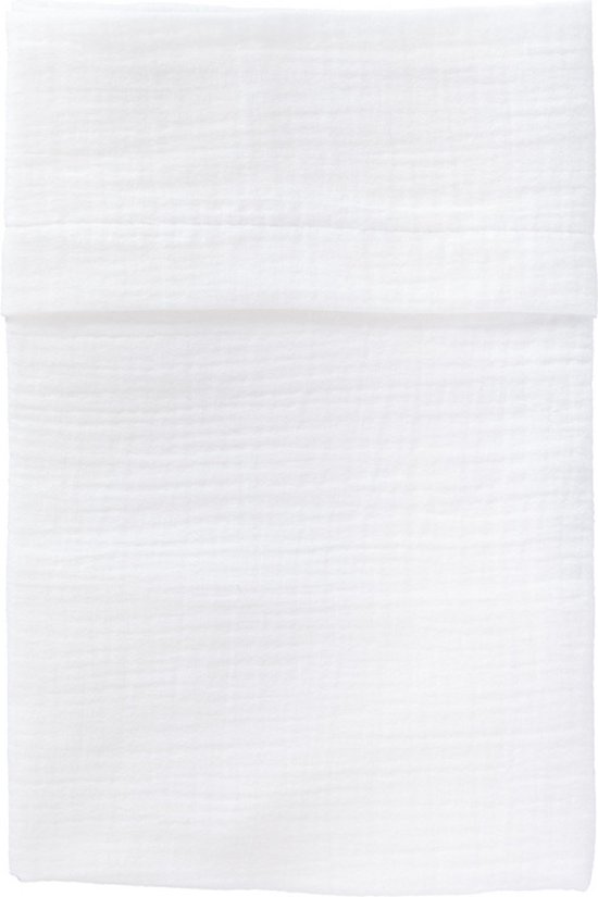 Cottonbaby - wieglaken - wieg-aan-bed - Cottonsoft - 100x100 cm - wit